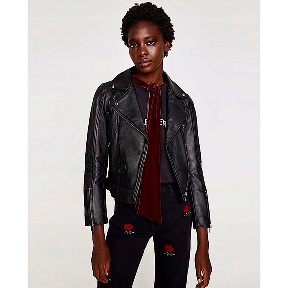 Zara Jackets \u0026 Coats | Zara Real Leather Jacket | Color: Black | Size: Xs | Manjstylist's Closet